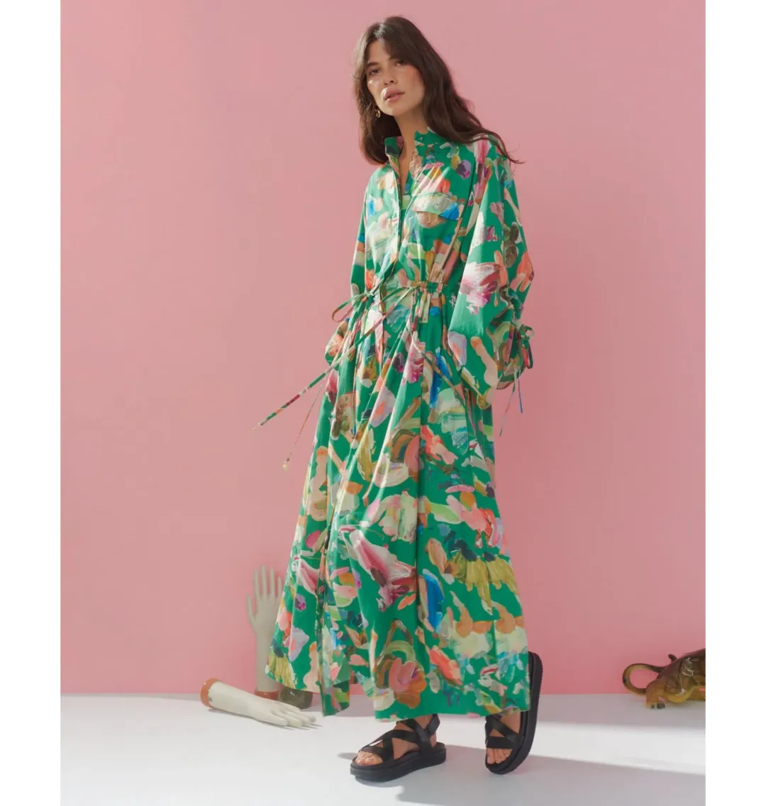 Alemais Arlo Shirtdress Green Size M / AU 10 for rent on The Volte - main image