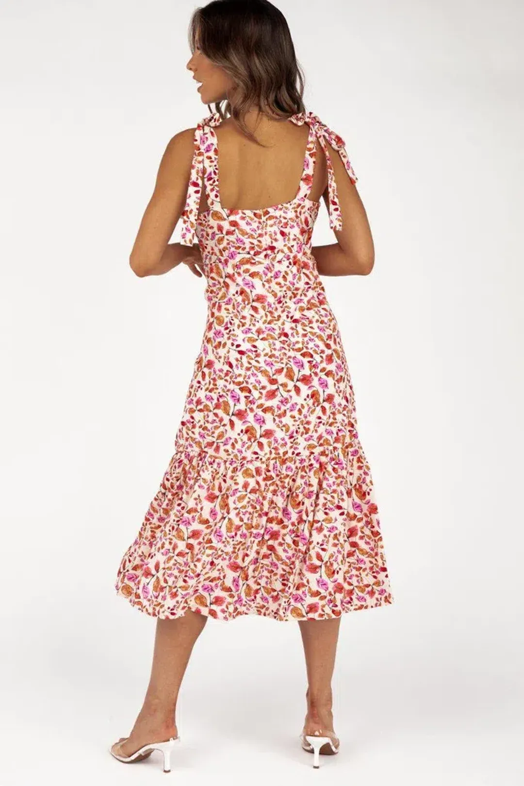 Dissh Paloma Sleeveless Midi Dress Floral Size 8 for rent on The Volte - main image