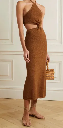 Cult Gaia Cameron Midi Dress Amber Size M / Au 10 for rent on The Volte - image 6