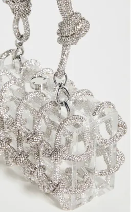 Cult Gaia Bess Shoulder Bag Silver  for rent on The Volte - image 3