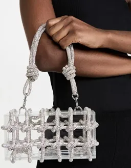 Cult Gaia Bess Shoulder Bag Silver  for rent on The Volte - image 2