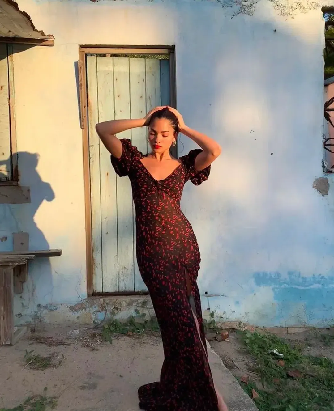 Rat & Boa Magnolia Dress in Floral Size XS/Au 6  for rent on The Volte - main image