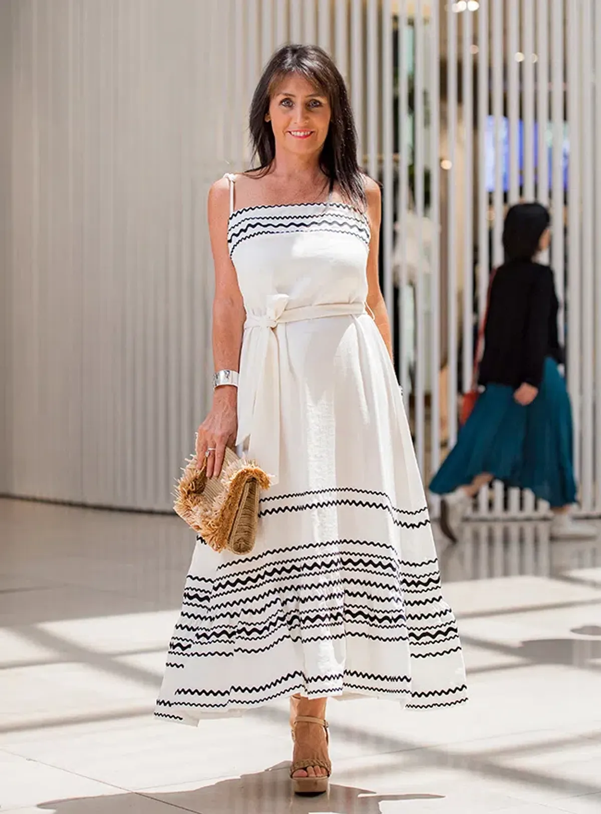 Sheike Mykonos Maxi Dress Ivory Size 8 for rent on The Volte - main image