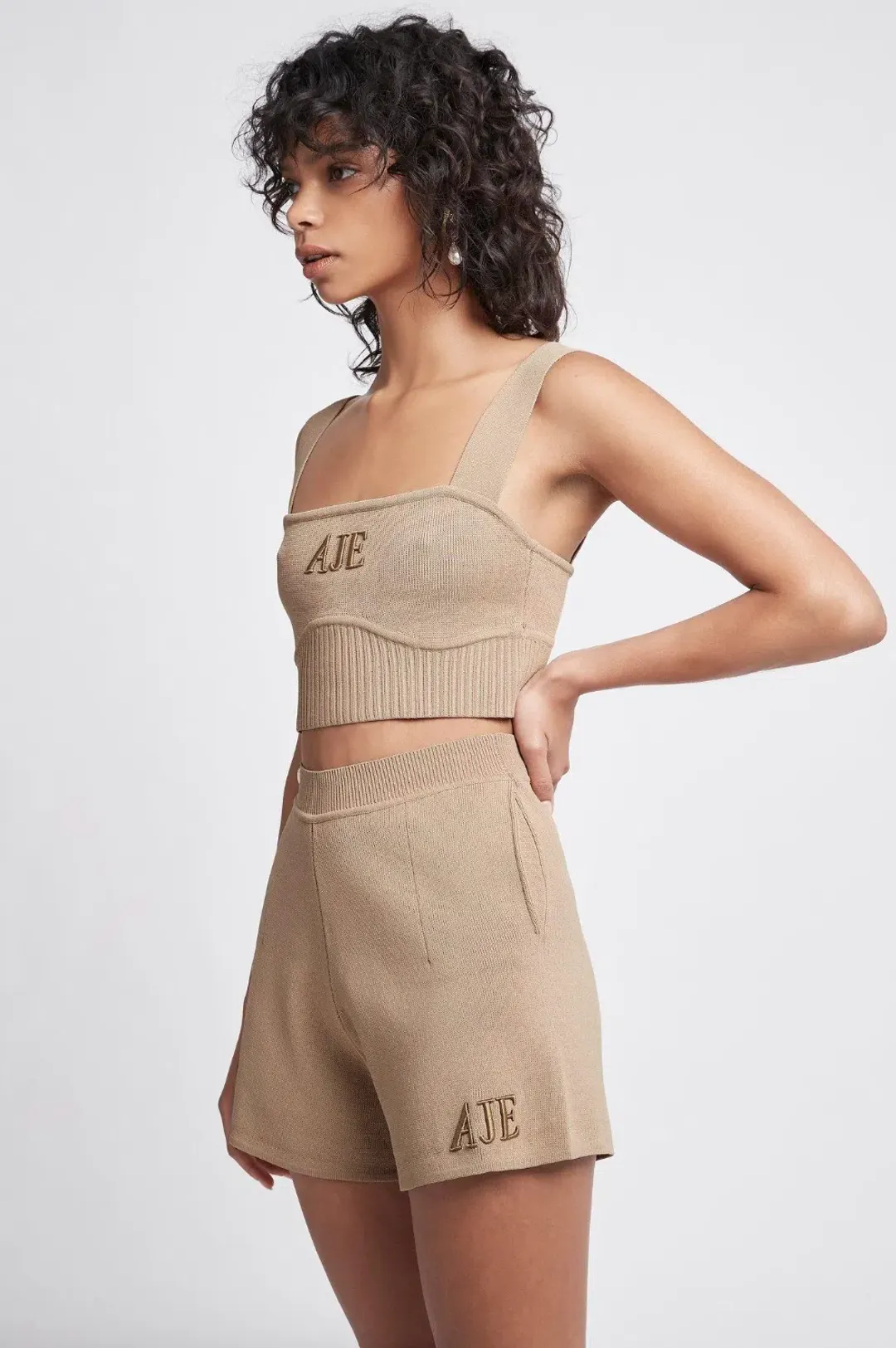 Aje Lucia Set Brown Size 4 for rent on The Volte - main image