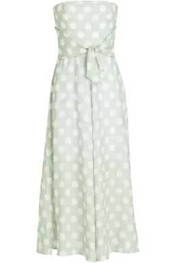 Zimmermann Riders Tie Waist Midi Dress Mint Size 1 / AU 10 for rent on The Volte - image 3
