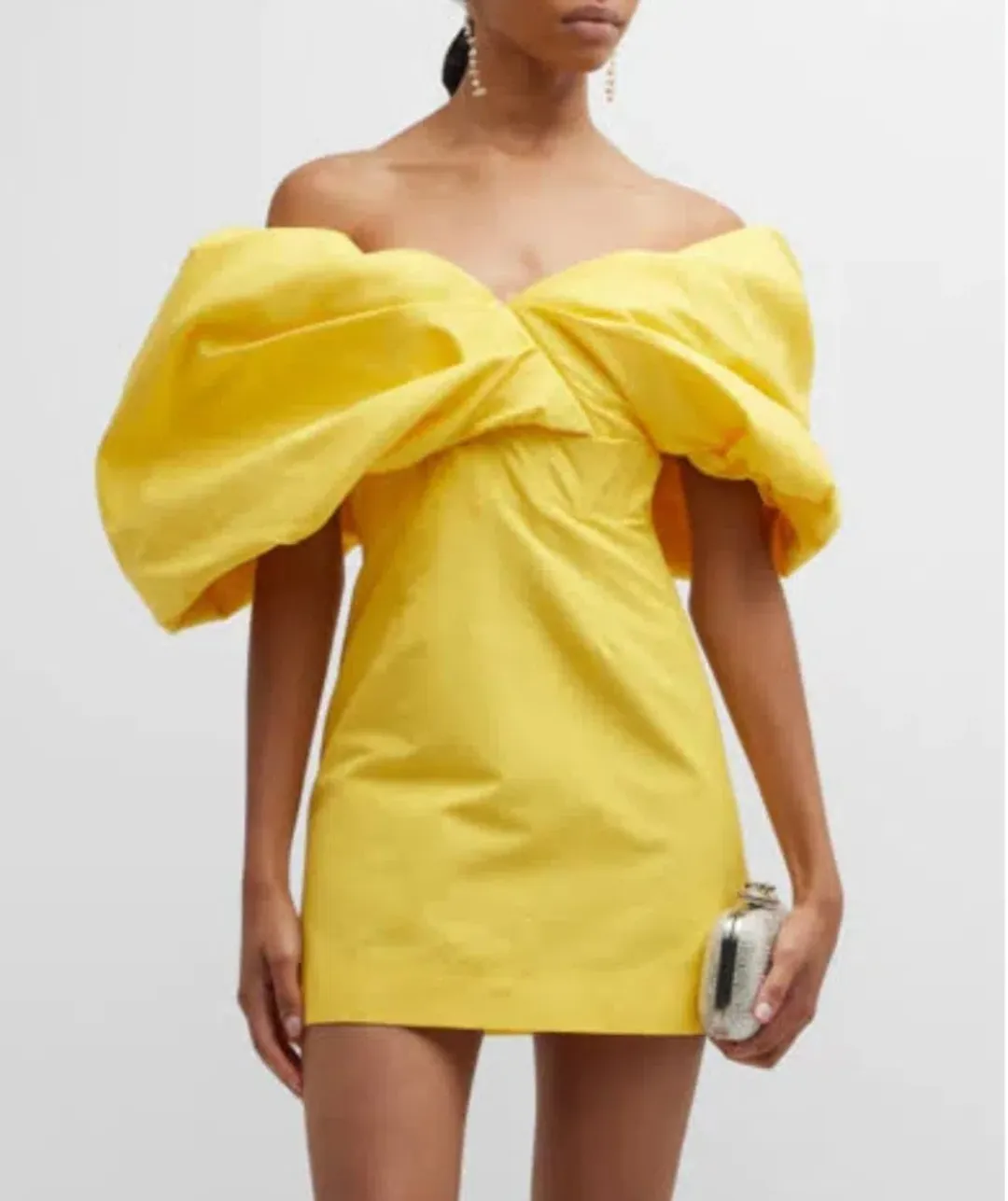 Rachel Gilbert Xavier Mini Yellow Size AU 12  for rent on The Volte - main image