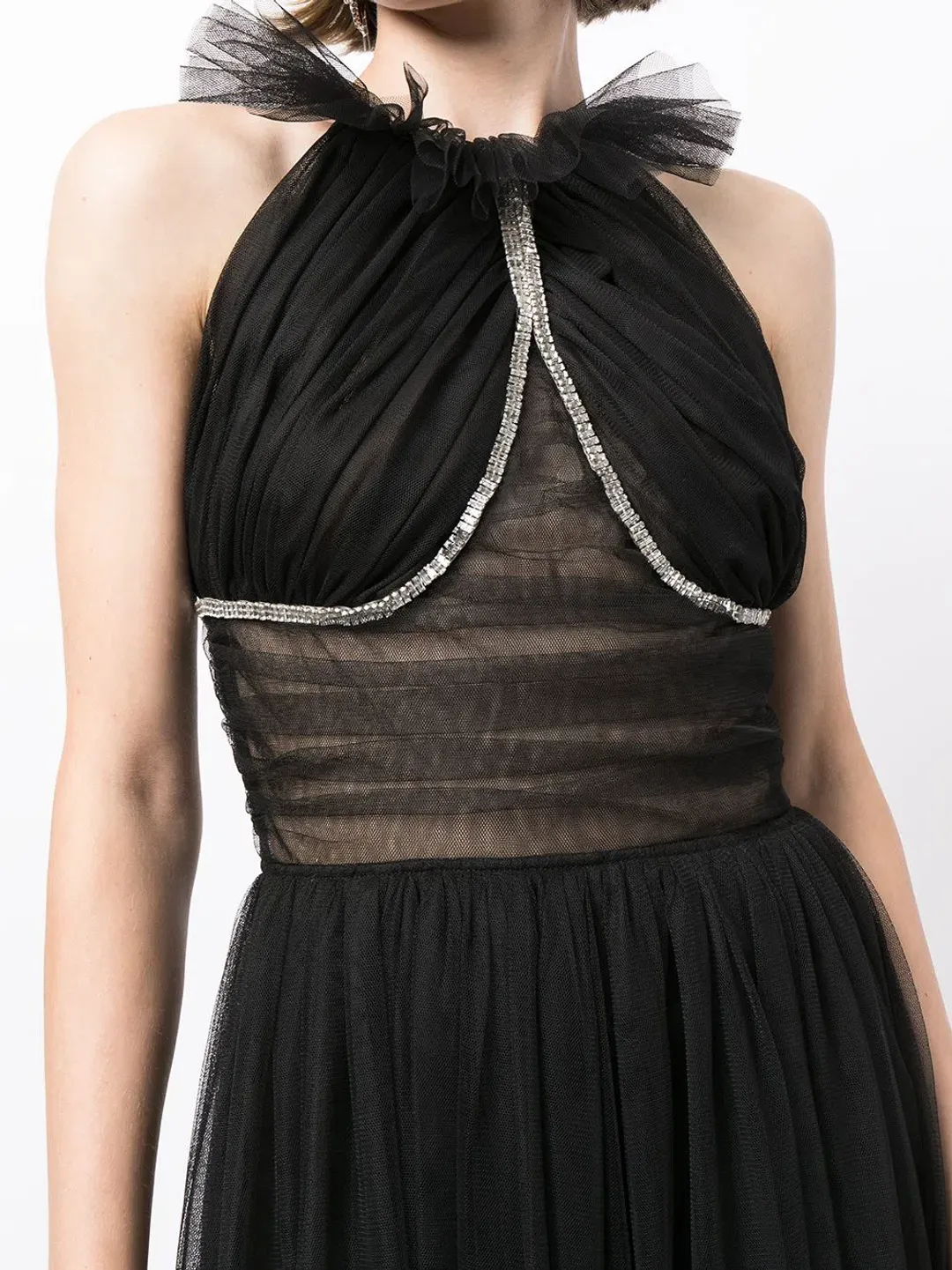 Rachel Gilbert Lou Gown Black Size AU 12 for rent on The Volte - main image