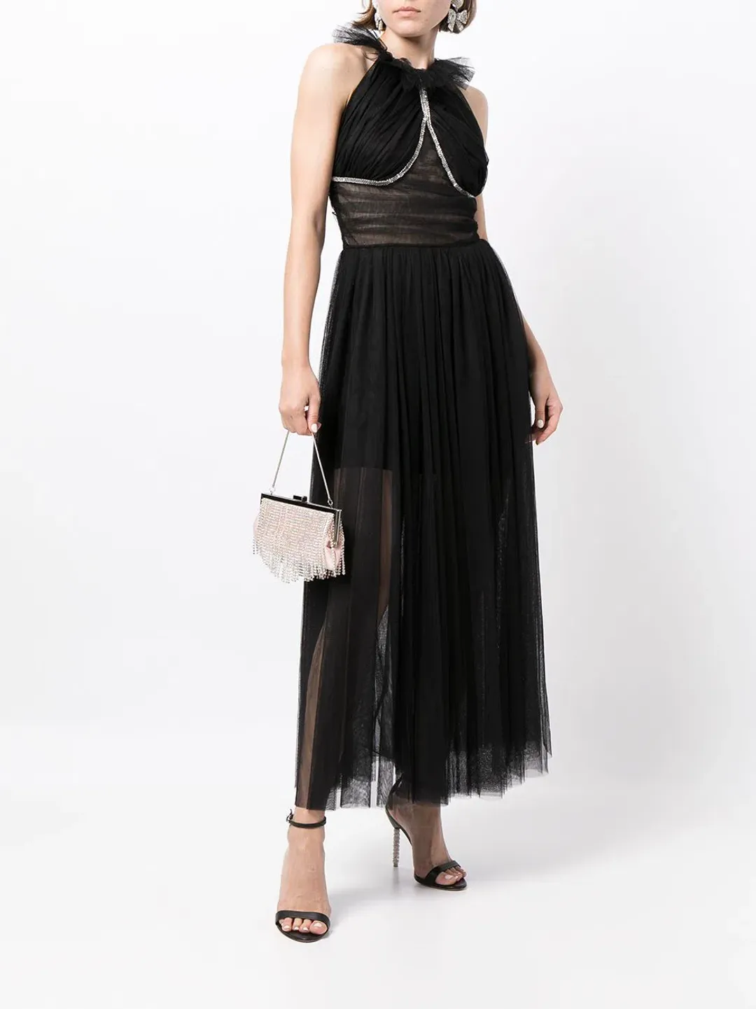 Rachel Gilbert Lou Gown Black Size AU 12 for rent on The Volte - main image
