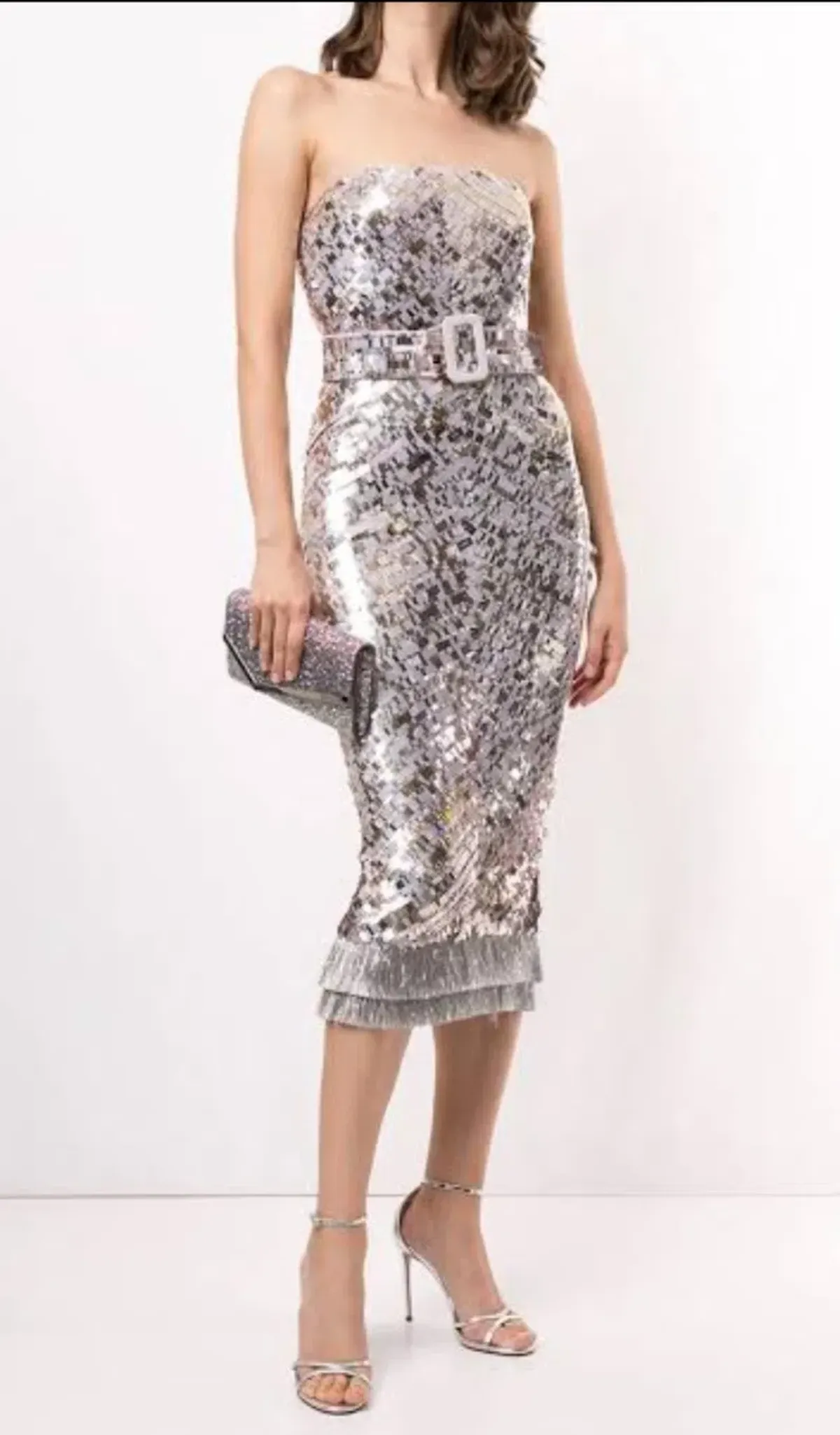 Rachel Gilbert Hunter Dress Lilac Size AU 12 for rent on The Volte - main image