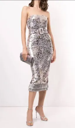 Rachel Gilbert Hunter Dress Lilac Size AU 12 for rent on The Volte - image 1