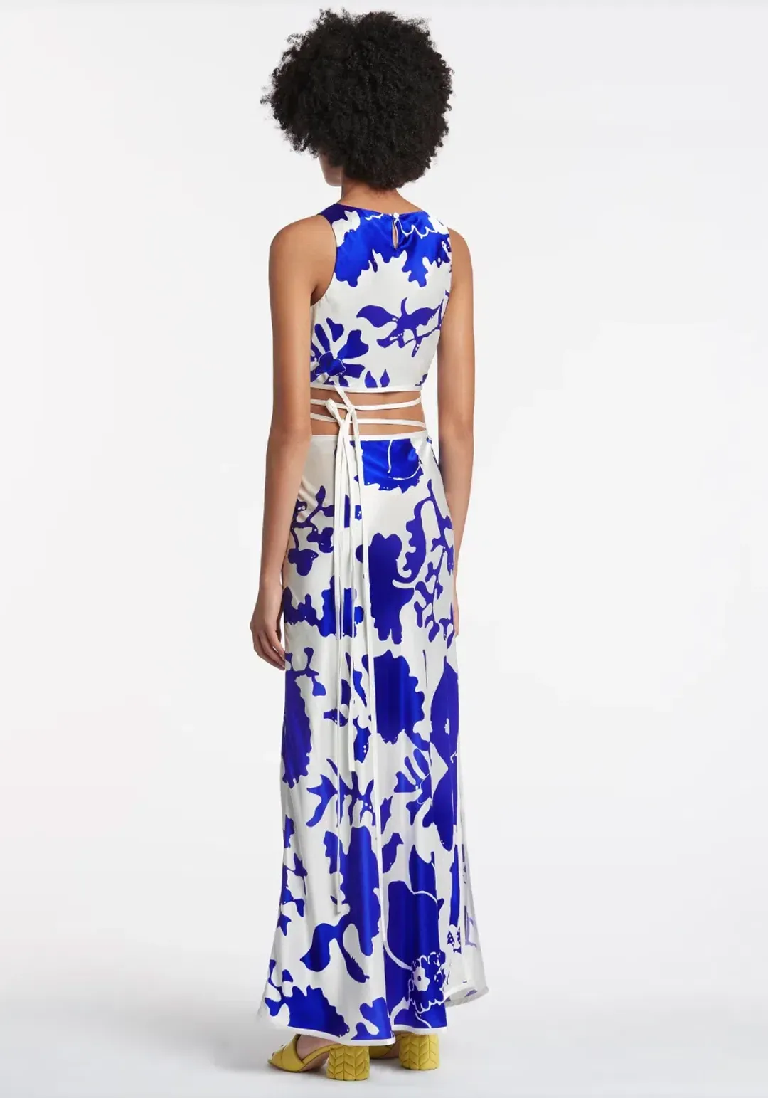 Sir the Label Esme Deconstructed Skirt Print Size 6 for rent on The Volte - main image