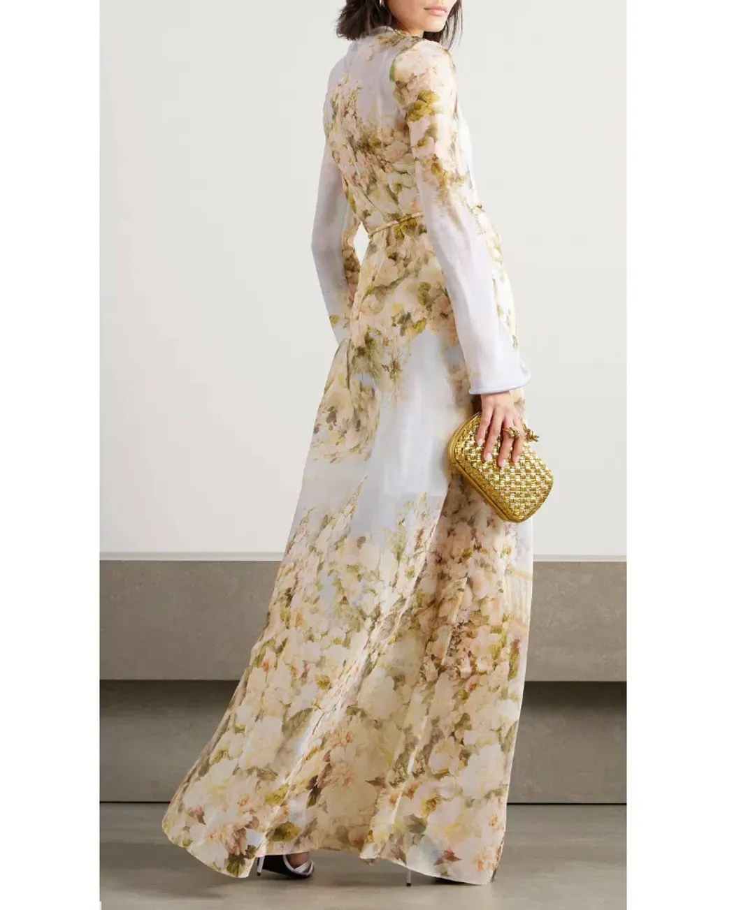 Zimmermann Luminosity Bias Silk Dress - Size 0P / AU 6 for rent on The Volte - main image