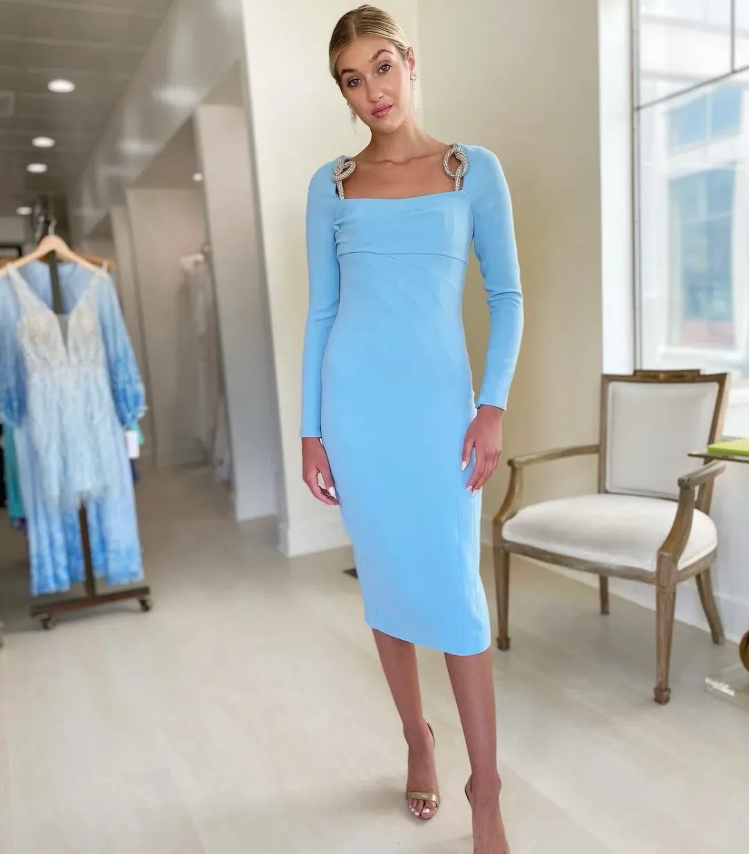 Rachel Gilbert Blaise Dress Blue Size 2 / AU 10 for rent on The Volte - main image