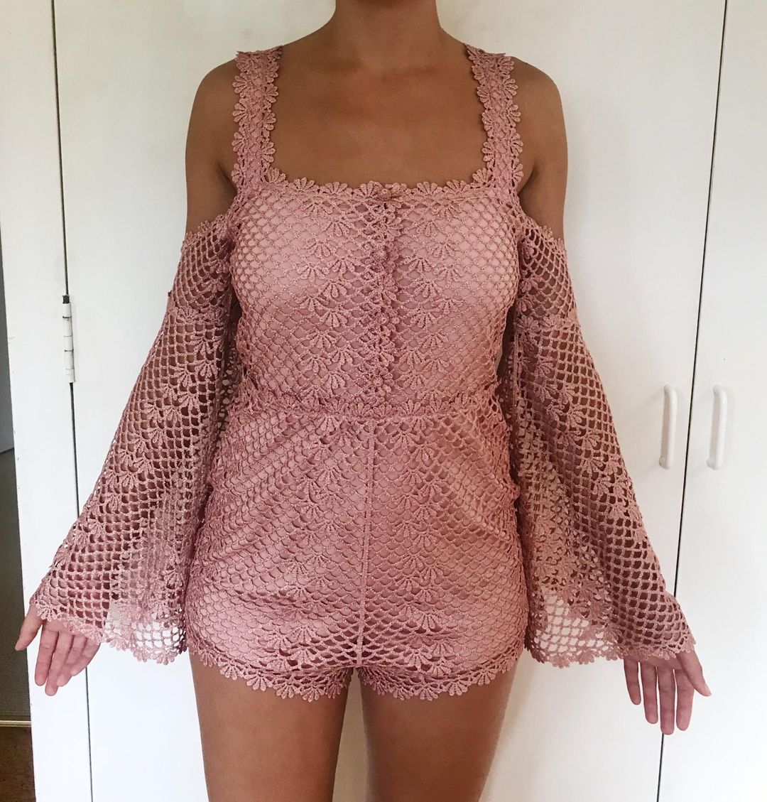 Alice Mcall Follow Me Playsuit Pink Size 4  for rent on The Volte - main image