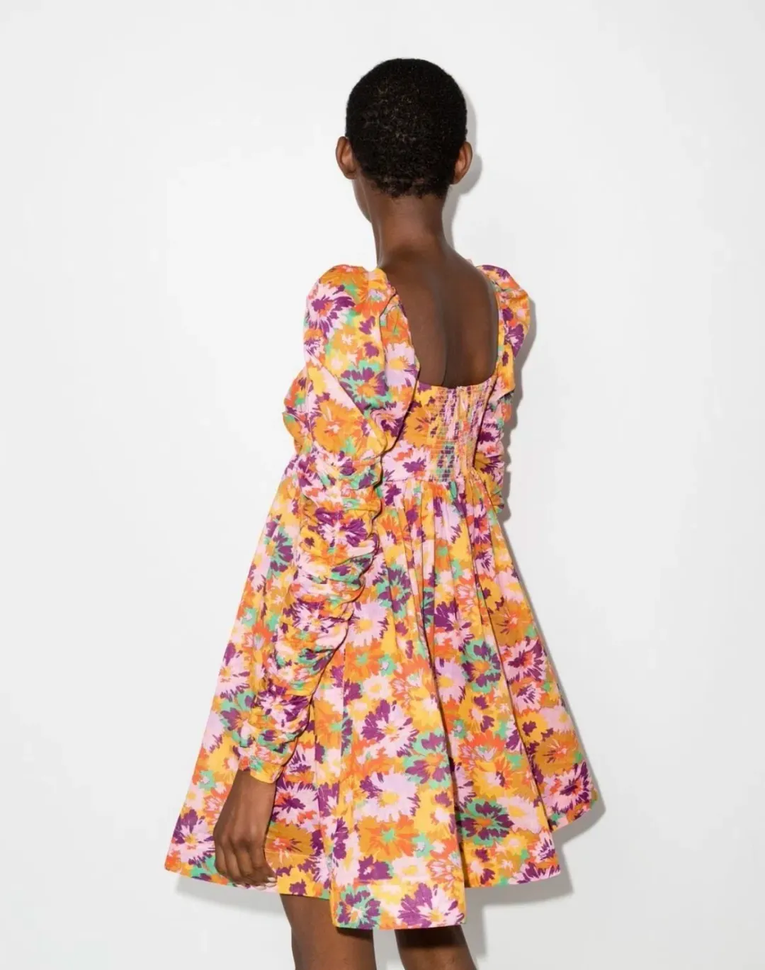 Zimmermann Violet Twist Floral Mini Dress Floral Size 4/ Au 16 for rent on The Volte - main image