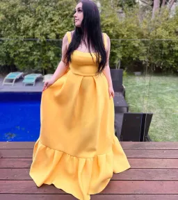 Rachel Gilbert Cora Dress Yellow Size 5/ Au 16 for rent on The Volte - image 1