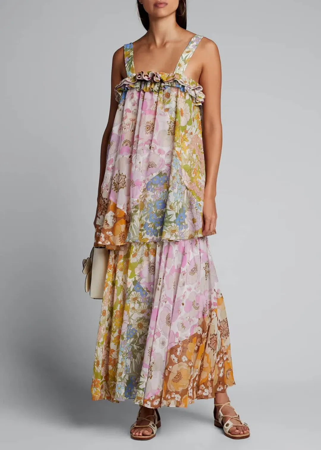 Zimmermann Super Eight Maxi Dress Floral Size 0/ AU 8 for rent on The Volte - main image