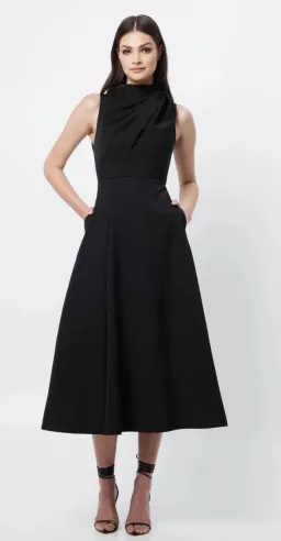 Mossman Cosmic Maxi Dress Black Size AU 6 for rent on The Volte - image 1