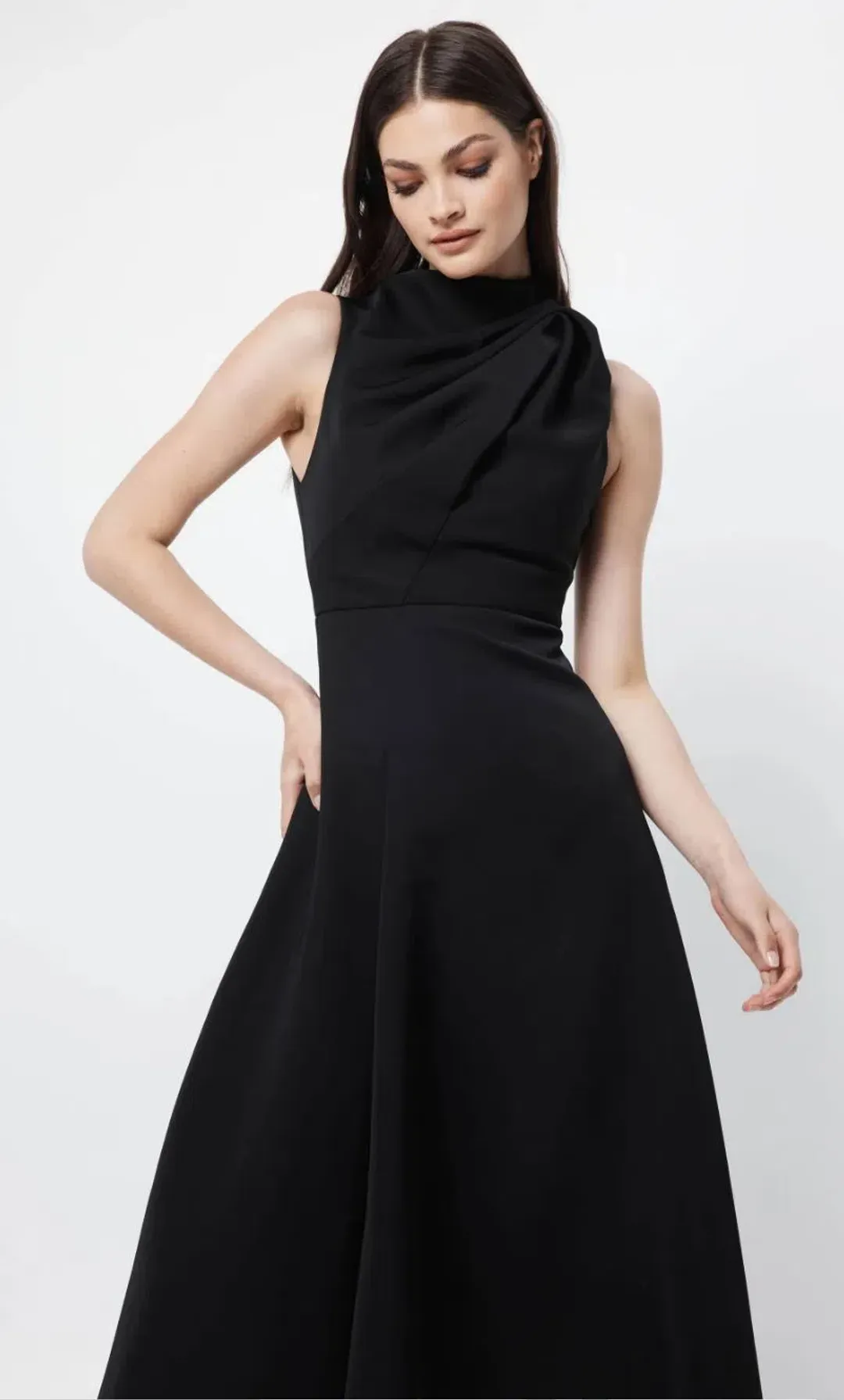 Mossman Cosmic Maxi Dress Black Size AU 6 for rent on The Volte - main image