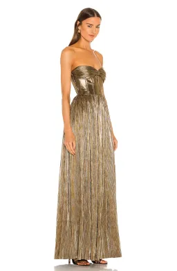Bronx and Banco Florence Gown Gold Size AU 12  for rent on The Volte - image 3