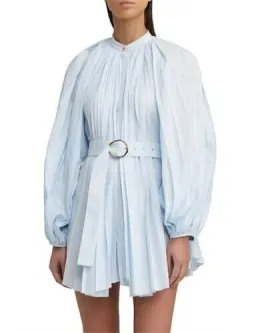 Acler Margot Dress in Powder Blue Size AU 12  for rent on The Volte - image 3