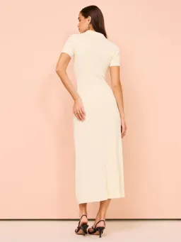 Anna Quan Laurel Penelope Midi Silence Ivory Dress Size 12 for rent on The Volte - image 3