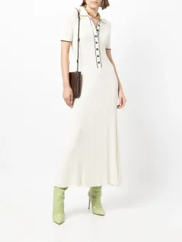 Anna Quan Laurel Penelope Midi Silence Pepper Dress White Size 6  for rent on The Volte - image 3