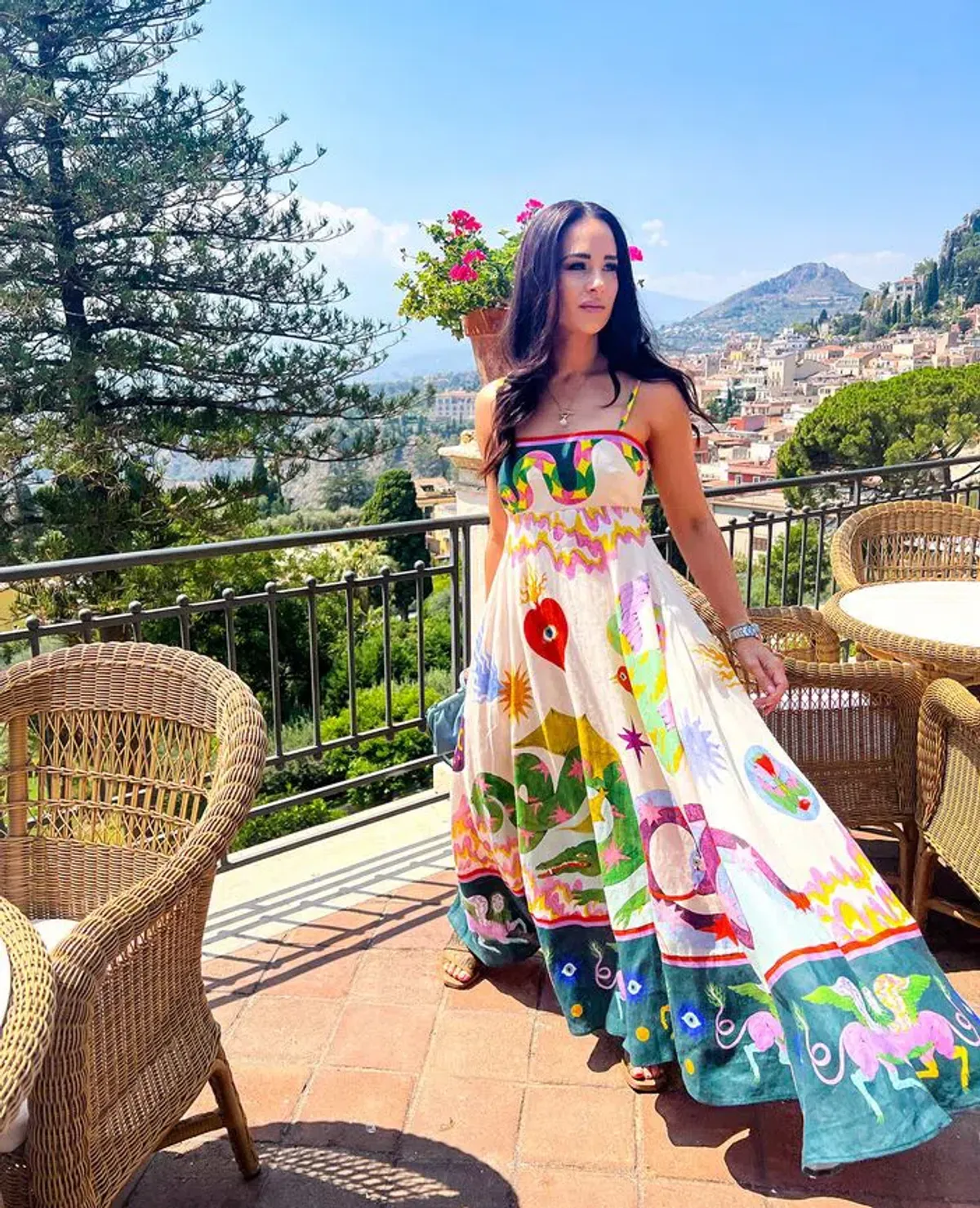 Alemais Seeker Maxi Dress Print Size 8  for rent on The Volte - main image