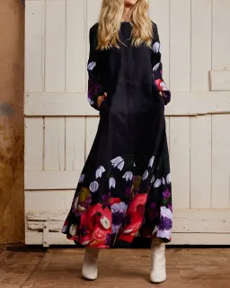 Binny  The Laden Table  Maxi Dress Print Size 14 for rent on The Volte - image 1