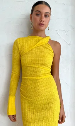 Camilla and Marc Cypress Dress Yellow Size 10  for rent on The Volte - image 3