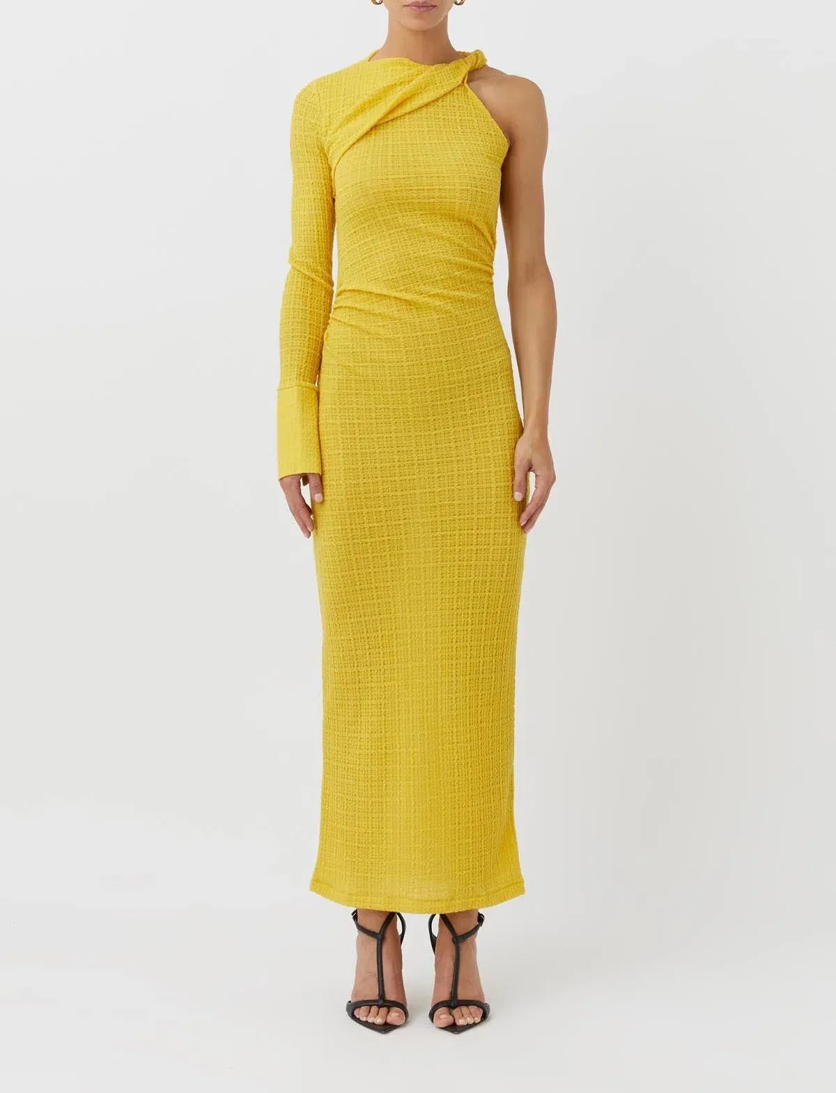 Camilla and Marc Cypress Dress Yellow Size 10  for rent on The Volte - main image