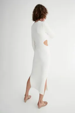 Hansen and Gretel Macy Dress in Bone White Size S/AU 8 for rent on The Volte - image 3