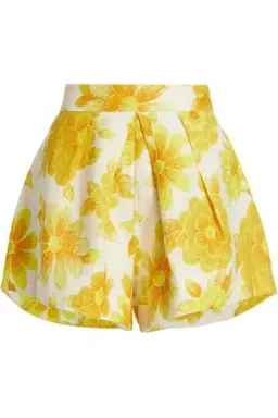 Alemais Sonny Sculpt Crop Top and Shorts Mini Set Floral Lemon Size 8 for rent on The Volte - image 6