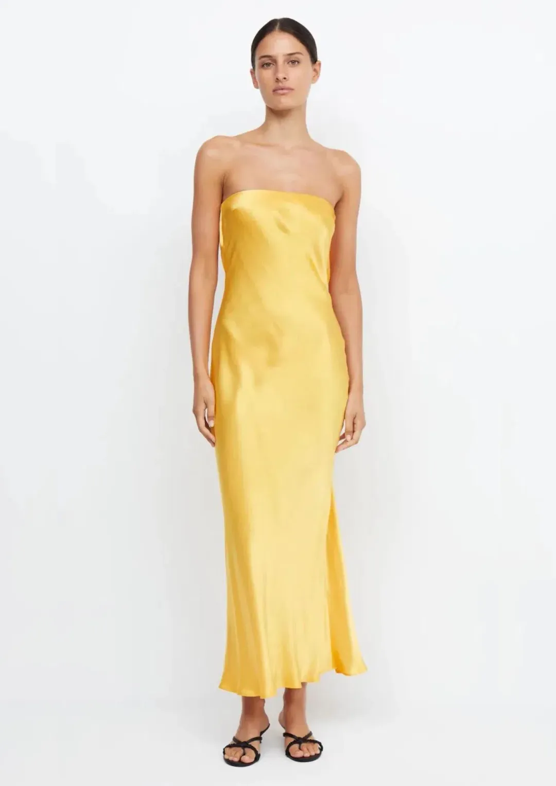 Bec & Bridge Moon Dance Strapless Dress Mango Size AU 10 for rent on The Volte - main image