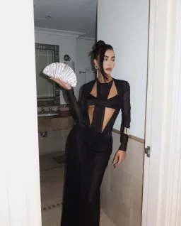 Christopher Esber Boudica Dress Black Size AU 8 / S for rent on The Volte - image 2