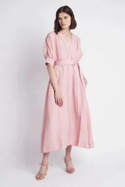 Aje Ennoble Dress Pink Size L/Au 14 for rent on The Volte - image 1