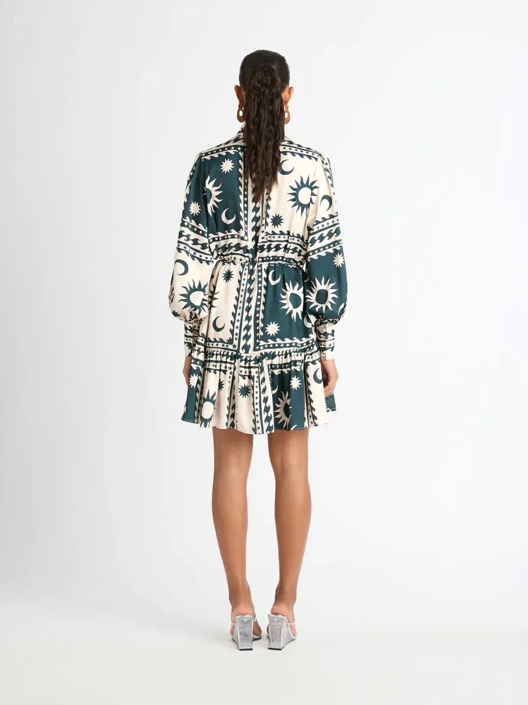 Sheike Suns And Moons Dress  Print Size 6 for rent on The Volte - main image