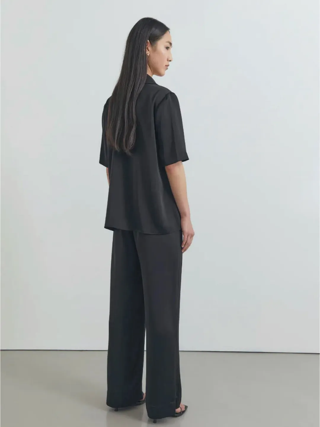 Viktoria & Woods Chorus Shirt and Pilot Pant Set Black Size 8  for rent on The Volte - main image