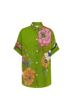 Alemais Olivia Shirt & Pants Set Green Size 14 for rent on The Volte - image 4