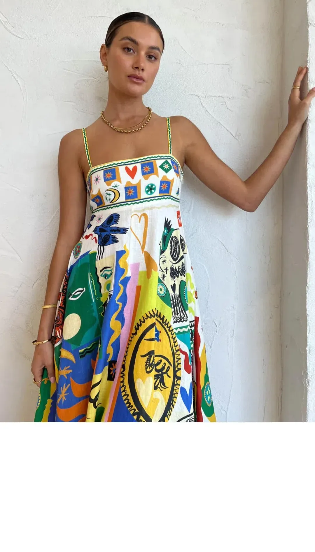Alemais Soleil Dress Print Size 8  for rent on The Volte - main image