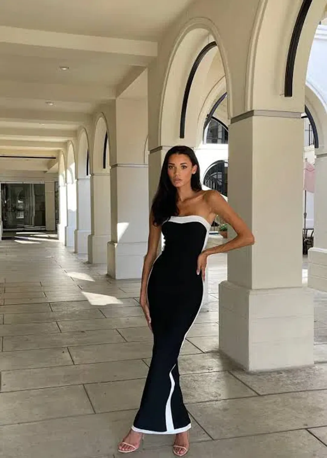 Bianca and Bridgett Ashley Dress Black Size 8 for rent on The Volte - main image