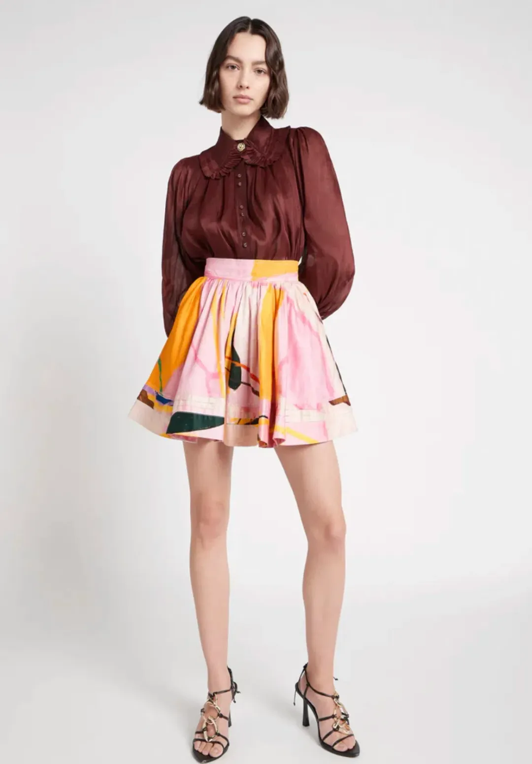 Aje Cassis Mini Skirt Multi Size AU 8 for rent on The Volte - main image