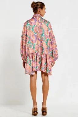 Bohemian Traders Winter Genoa Mini in Peony Floral Size AU 18  for rent on The Volte - image 4