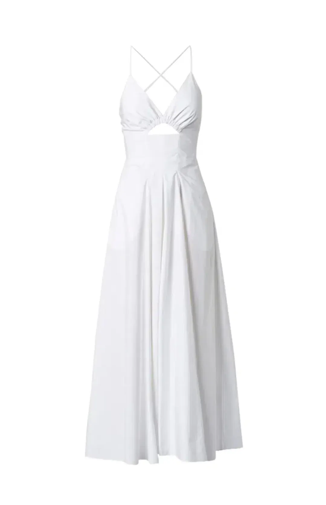 Scanlan Theodore Cotton Strappy Dress White Size AU 8 for rent on The Volte - main image
