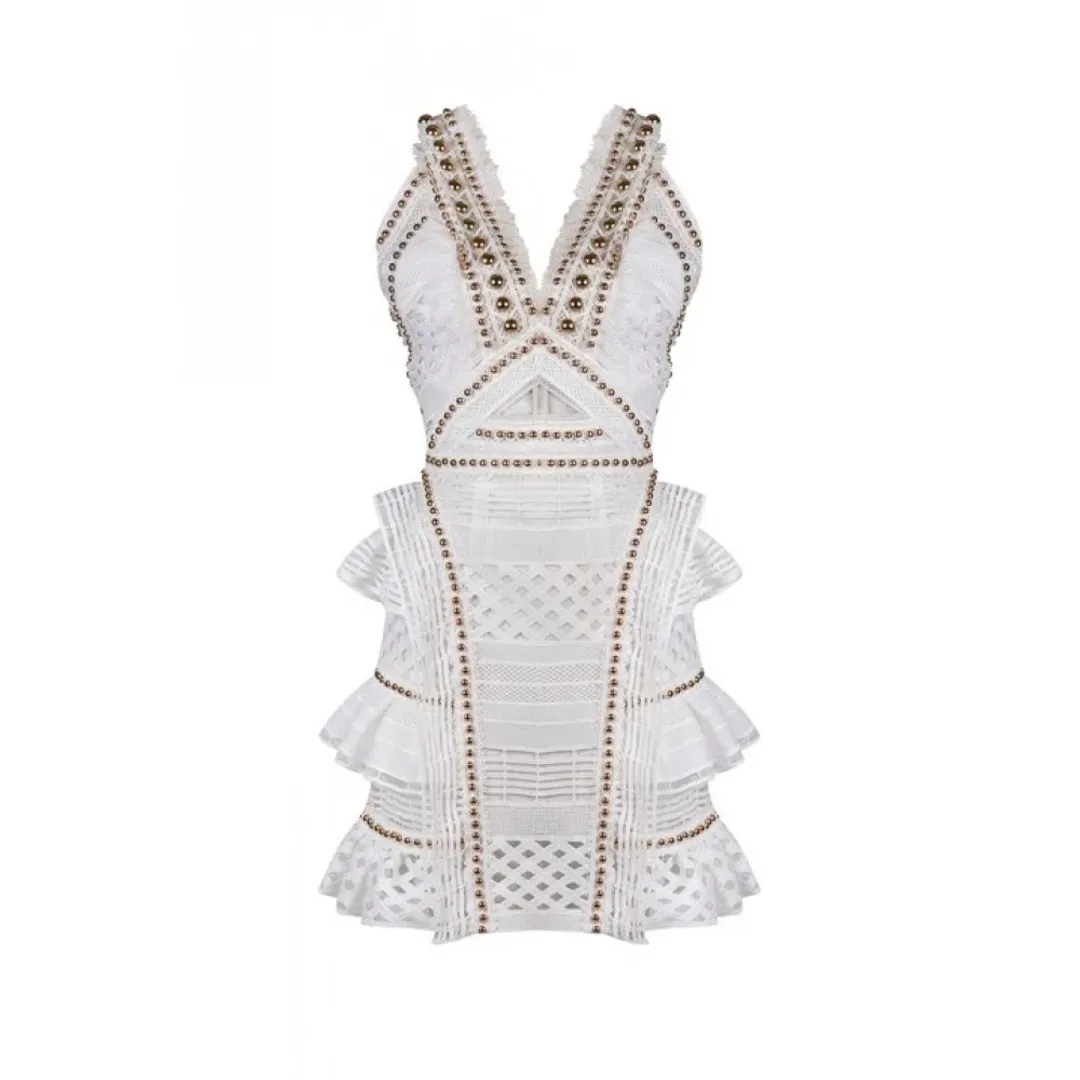 Thurley Titan Dress White Size AU 8 for rent on The Volte - main image