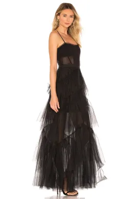 BCBGMAXAZRIA Corset ‘Tulle’ Gown Black Size AU 10 for rent on The Volte - image 2