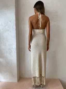 Viktoria & Woods Nomad Dress Cream Size AU 12  for rent on The Volte - image 4