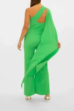 Carla Zampatti Apple Homage to Carla Jumpsuit Green Size 10 for rent on The Volte - image 2
