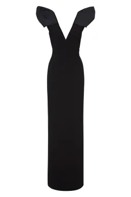 Rebecca Vallance Katie Gown Black Size 10  for rent on The Volte - image 4