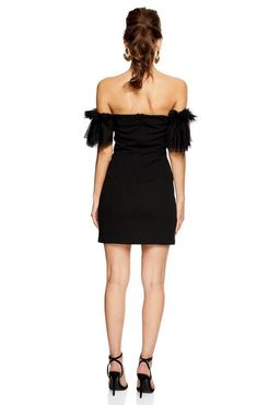 Elliatt Marble Mini Dress Black Size 6 for rent on The Volte - image 3